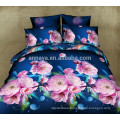 Latest 3D Flower Bed Sheet Designs with Fitted Bed Sheet and Quilt Cover Factory